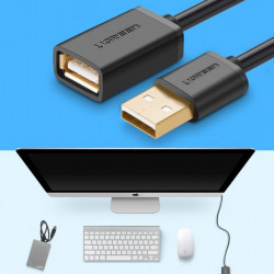 Cablu adaptor Ugreen USB la USB (mama-tata) - 1m negru - Img 5