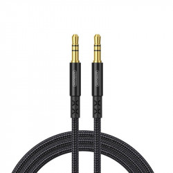 Cablu auxiliar Joyroom stereo AUX 3,5 mm mini jack 2 m black (SY-10A1)