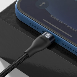 Cablu Baseus Flash Series 2in1 USB Typ C - USB Typ C / Lightning fast charging Power Delivery Quick Charge 100 W 1,2 m black (CA1T2-F01) - Img 4