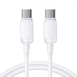 Cablu Date si Incarcare USB-C - USB-C Joyroom S-A14, 60W, 1.2m, Alb
