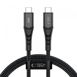Cablu Date si Incarcare USB-C - USB-C Tech-Protect UB11T Ultraboost, 100W, 1m, Negru