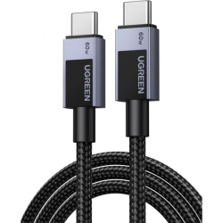 Cablu Date si Incarcare USB-C - USB-C UGREEN L524, 60W, 2m, Gri