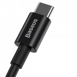 Cablu de date Baseus Superior USB Type C - USB Type C Quick Charge / Power Delivery / FCP 100W 5A 20V 2m black - Img 6