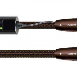 Cablu Digital Coaxial RCA - RCA AudioQuest Coffee, 0.75m, DBS Black inclus, 10% Silver
