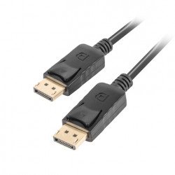Cablu DisplayPort 1.2, 4K, T/T 1 m, CA-DPDP-10CC-0010-BK, Lanberg