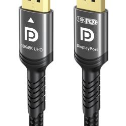 Cablu DisplayPort 2.1 Ubluker 54Gbps 2M, Certificat DP la DP, Suport 10K / 8K 120Hz, 4K 240Hz / 165Hz / 144Hz
