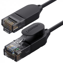 Cablu internet Ugreen Ethernet patchcord RJ45 Cat 6A UTP 1000Mbps 1 m negru (70332)