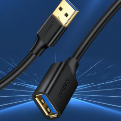 Cablu prelungitor Ugreen USB 3.0 (femă) - adaptor USB 3.0 (mascul) 1m negru (10368) - Img 8
