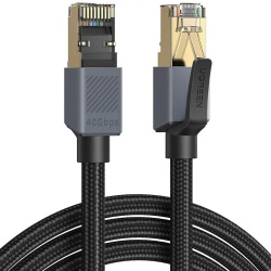 Cablu UGREEN Ethernet RJ45 la RJ45, Cat8 F/FTP, 5m, Negru