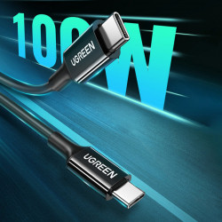 Cablu Ugreen USB Type C (male) la Type C (male) cable 1m black (US300) - Img 8
