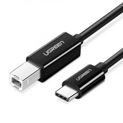Cablu USB C 2.0 UGREEN US241 la cablu de imprimanta de 2 m (negru)