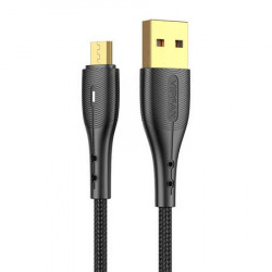 Cablu USB la Micro USB Vipfan Nano Gold X07, 3A, 1,2 m (negru)