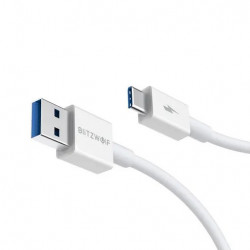 Cablu USB tip C BlitzWolf BW-TC18, Huawei SuperCharge, QC3.0, 5A, 40W, 0.9m - Img 2