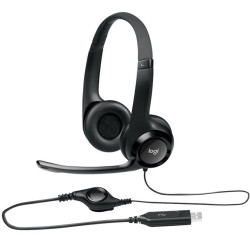 Casti Audio H390 Over Ear, Microfon, USB, Negru