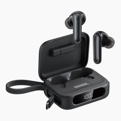 Casti in-ear wireless bluetooth Soundcore P41i Ultimate MFI Version by Anker, ANC, cablu USB-C cu adaptor pentru Lightning, IPX5, Negru