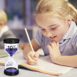 Ceas cu Nisip / Clepsidră Decorativă și Educativă (Disponibil în variante de la 1 la 30 Minute), Cronometru Vizual pentru Gestionarea Timpului și Decorațiune Interioară - Img 3