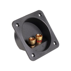 CONECTOR BOXA 2 TERMINALE GOLD - Img 1