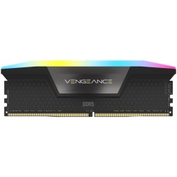 Corsair Memorie DDR5, 8GB, 5200MHz, C40, 1.25V, Intel XMP, Negru, RGB, Vengeance "CMH8GX5M1B5200C40"