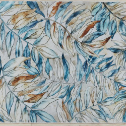 COVOR CU PRINT DIGITAL 3D 70X140 CM LEAF - Img 2