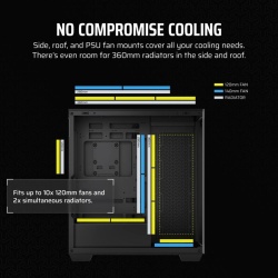 CR Case 3500X Mid-Tower Black - Img 11