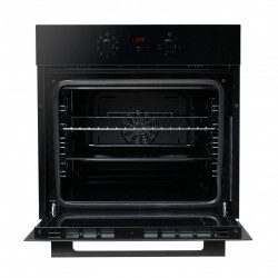 Cuptor incorporabil Heinner HBO-V659GCDRC-GBK, 69 l, 9 functii, Multifunctional,Grill, Ventilatie, Timer, Display touch, Perete catalitic, Clasa A, Sticla neagra - Img 2