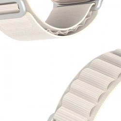 Curea cu catarama sport pentru Apple Watch Ultra/8/7/6/SE/5/4/3/2/1 (42, 44, 45, 49 mm) Curea Dux Ducis Versiune GS - alb - Img 2