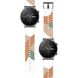 Curea de schimb Moro pentru Huawei Watch GT2 Pro silicon camo negru (4)