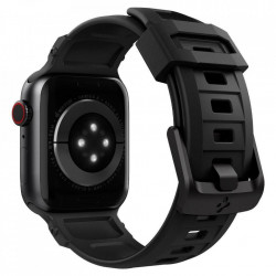 Curea SPIGEN RUGGED BAND pentru APPLE WATCH 2 / 3 / 4 / 5 / 6 / SE (38 / 40MM) MATTE BLACK - Img 6