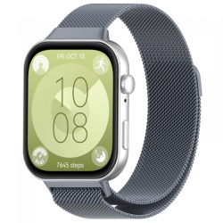 Curea Techsuit W009 pentru Huawei Watch Fit 4 Pro / Watch Fit 4 / Watch Fit 3, Albastra