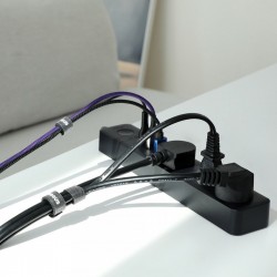 Curea Velcro Baseus pentru organizarea cablurilor , 3M , negru - Img 3
