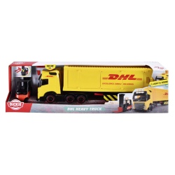 DICKIE SET CAMION DHL SI STIVUITOR CU SUNETE SI LUMINI 35CM