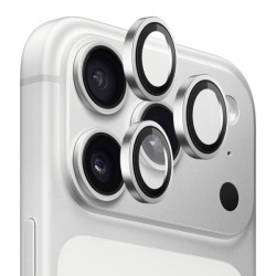 Folie de protectie Camera Spate Lito Titanium AR pentru Apple iPhone 18 Pro / 18 Pro Max, Sticla Securizata, Argintie