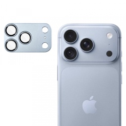 Folie de protectie Camera Spate Techsuit pentru Apple iPhone 18 Pro Max, Sticla Securizata, Bleu
