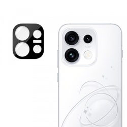 Folie de protectie Camera Spate Techsuit pentru Oppo Reno16 Pro, Sticla Securizata, Neagra