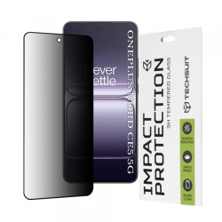 Folie de protectie Ecran Privacy Techsuit pentru OnePlus Nord CE5, Sticla Securizata, Full Glue, 111D