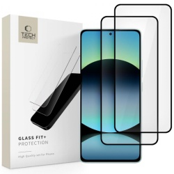 Folie de protectie Ecran Tech-Protect FIT+ pentru Xiaomi Redmi Note 14 5G, Sticla Securizata, Full Glue, 2.5D