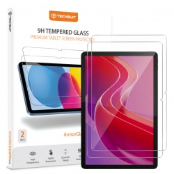 Folie de protectie Ecran Techsuit ArmorGlass CrystalHD pentru Lenovo Tab M11, Sticla Securizata, Full Glue, Set 2 bucati