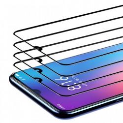 Folie din sticla full screen 3D curbata cu margini moi, Baseus, pentru Xiaomi Mi 9, 0.3 mm, negru - Img 3