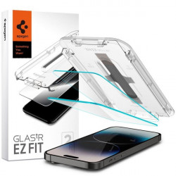Folie protectie Spigen GLAS.TR "EZ FIT" PACK DE 2 IPHONE 14 PRO CLEAR