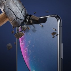 Folie sticla mata 3D Baseus Rigid-edge 0.3 mm pentru Apple iPhone XI 6.5 / iPhone XS Max black - Img 5