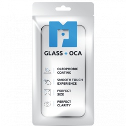 Geam Ecran + OCA MP compatibil cu Apple iPhone 16 Plus, Negru