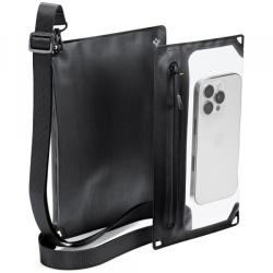 Geanta si Husa Waterproof Universala Spigen Crossbag, Neagra