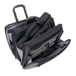 GENTI si RUCSACURI voiaj Wenger Potomac 17 inch Double Gusset Wheeled Computer, Black "600661"
