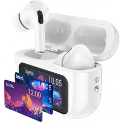 Handsfree Bluetooth HOCO EW72, TWS, ANC, Alb