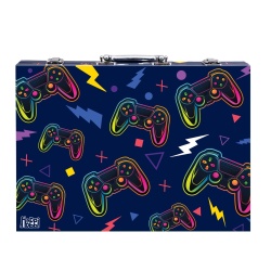 HAPPI HOBBI ART CASE SET DE DESEN DELUXE CU 100 DE ACCESORII JOC VIDEO - Img 3
