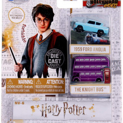 HARRY POTTER2 SET 2 MASINUTE THE KNIGHT BUS SI FORD ANGLIA 1959