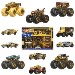HOT WHEELS MONSTER TRUCK 50 BIGFOOT SET 11 VEHICULE TROPHY CHAMPIONS - Img 2