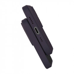 Husa Baseus Liquid Silicagel pentru iPhone 14 Pro (Elderberry)+ sticla securizata + kit de curatare - Img 4