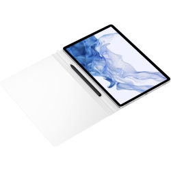 Husa de protectie Samsung Note View Cover pentru Tab S7+, S7+ 5G, S8+, S8+ 5G, White - Img 4