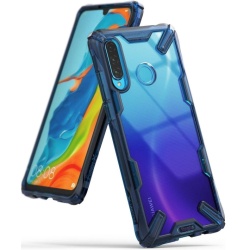 Husa Huawei P30 Lite - Ringke Fusion-X Albastru
